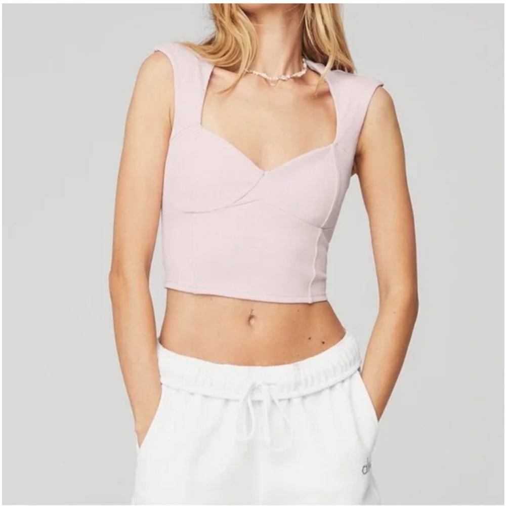ALO Yoga Light Pink Tank Top